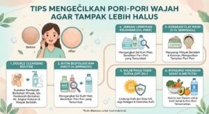 Tips Mengecilkan Pori-Pori Wajah agar Tampak Lebih Halus