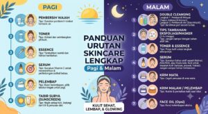 Urutan Skincare Pagi dan Malam yang Benar untuk Kulit Sehat dan Glowing