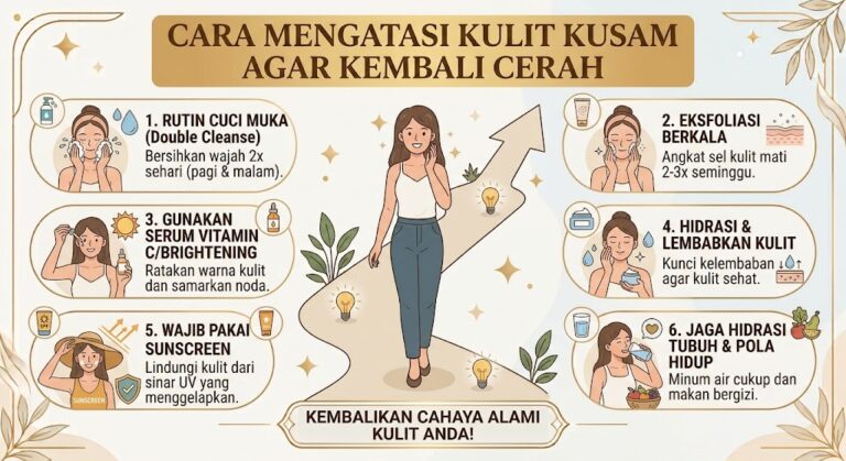 Cara Mengatasi Kulit Kusam Agar Kembali Cerah
