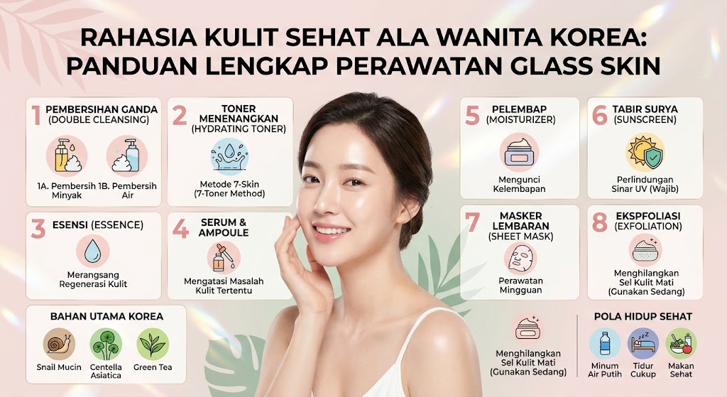 Rahasia Kulit Sehat ala Wanita Korea: Panduan Lengkap Perawatan Glass Skin